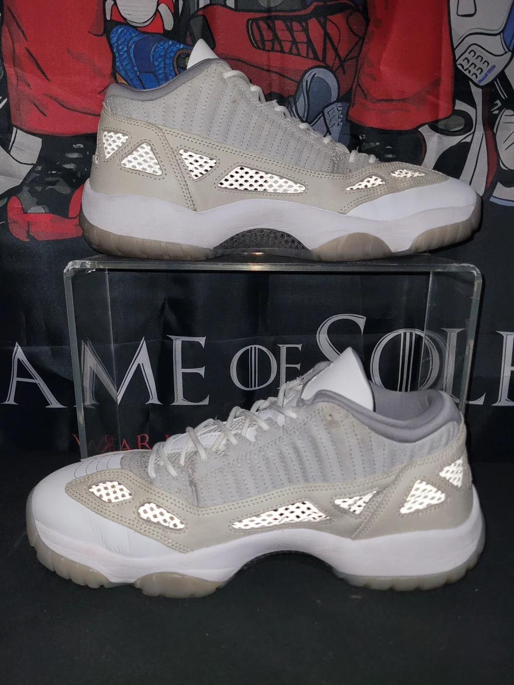 Jordan 11 Retro Low IE Sneakers Light Orewood Brown
